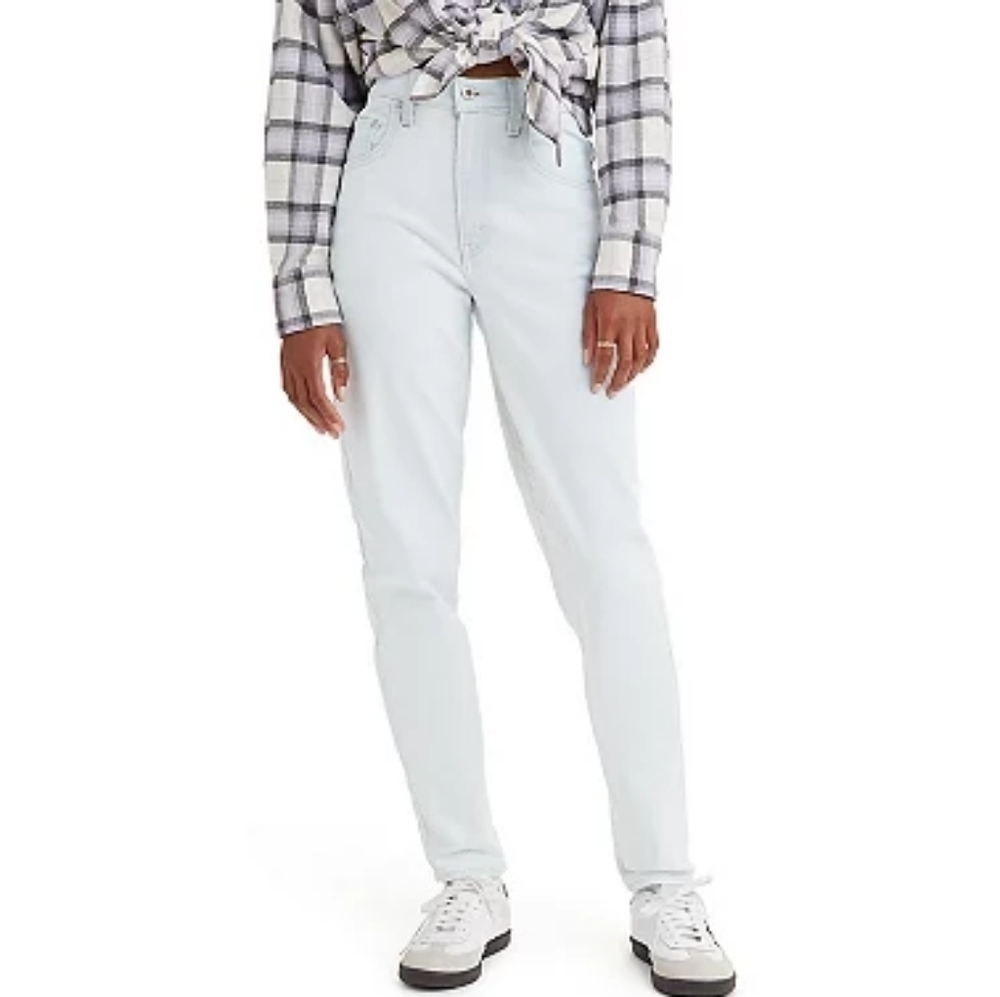 Levi's SilverTab Light Wash High Waisted Mom Jeans 26